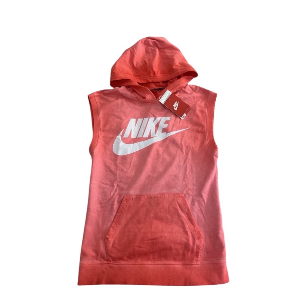 NWT NIKE‎ NSW Sleeveless Archive Tee Hoodie Women Size S